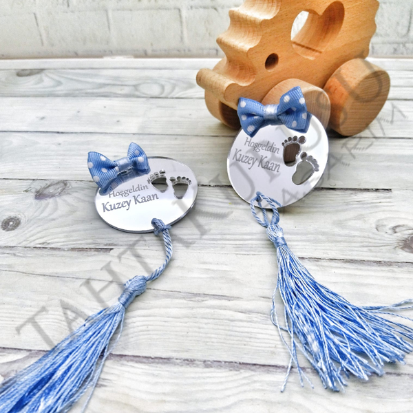 Süslemeli Pleksi lazer kesim Bebek Ayak 3